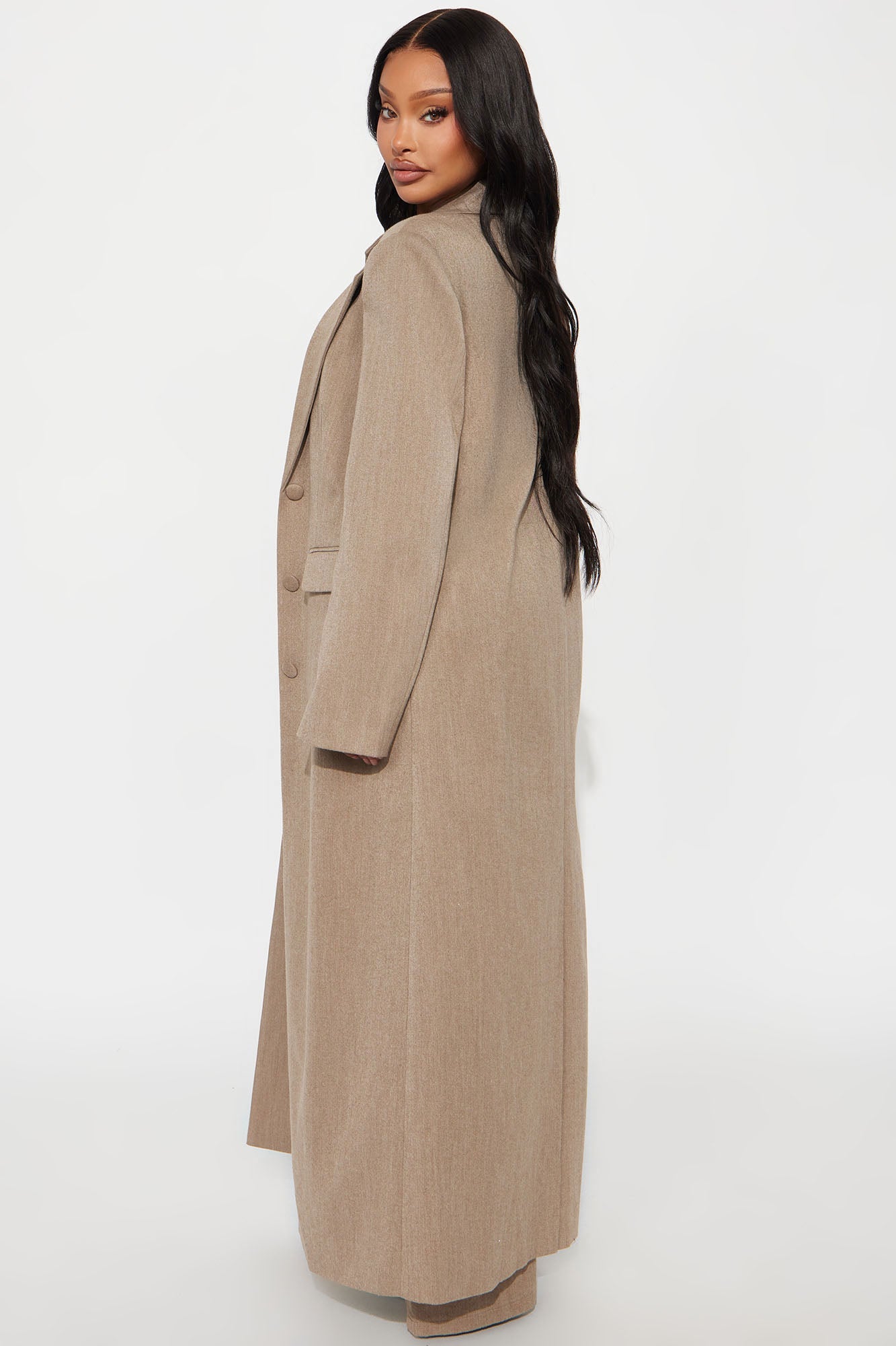 Level Of Sophistication Trench Coat - Mocha