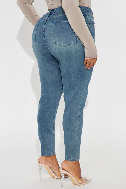 Maddy Mid Rise Sculpt Skinny Jeans - Vintage Wash