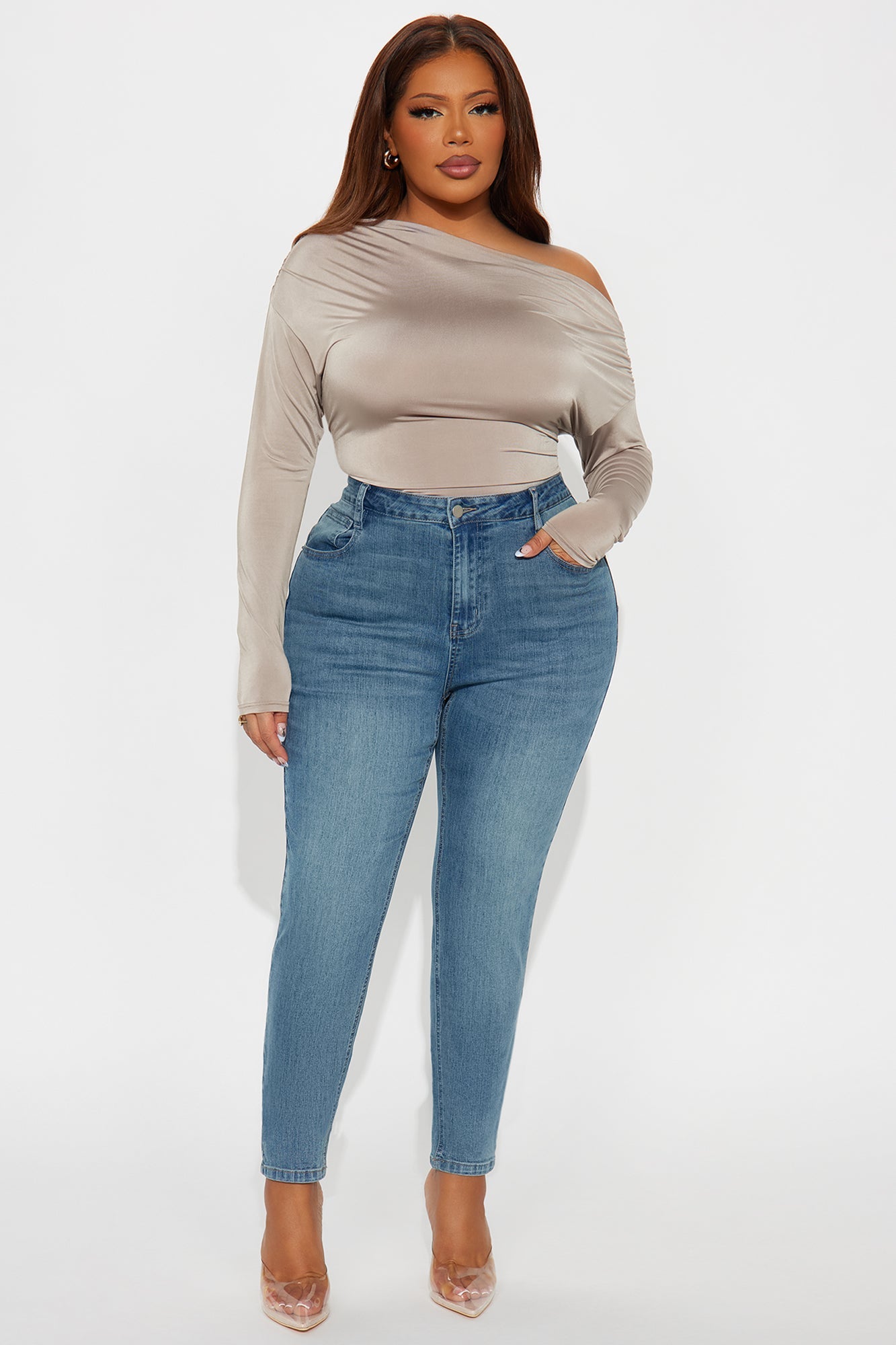 Maddy Mid Rise Sculpt Skinny Jeans - Vintage Wash