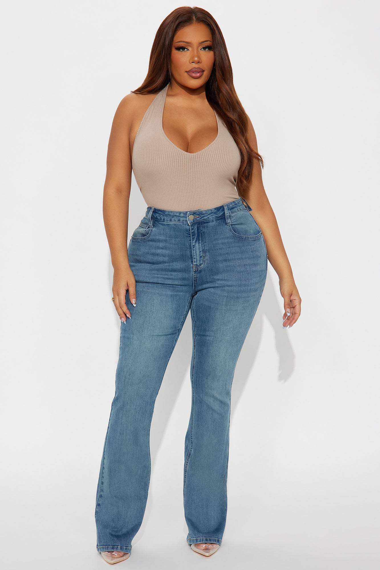 Maddy Mid Rise Sculpt Bootcut Jeans - Vintage Wash