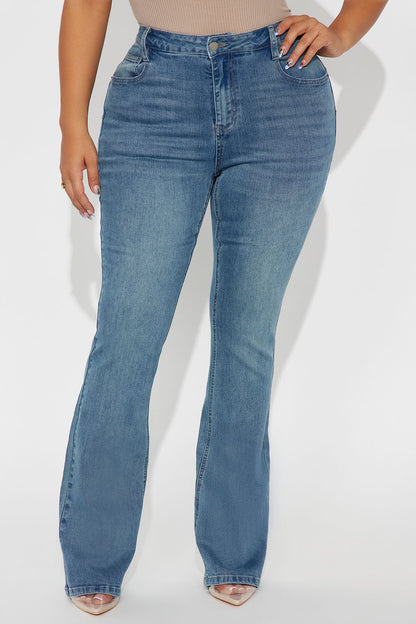 Maddy Mid Rise Sculpt Bootcut Jeans - Vintage Wash