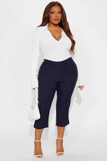 Natalia Millennium Capri Skinny Pant 20″ - Navy