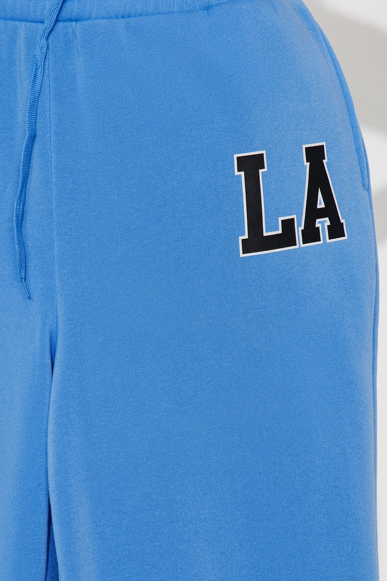 LA Oversized Fleece Pant Set - Blue