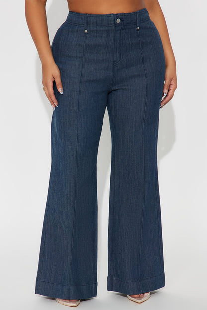 Take It Offline Stretch Tailored Jeans - Dark Wash