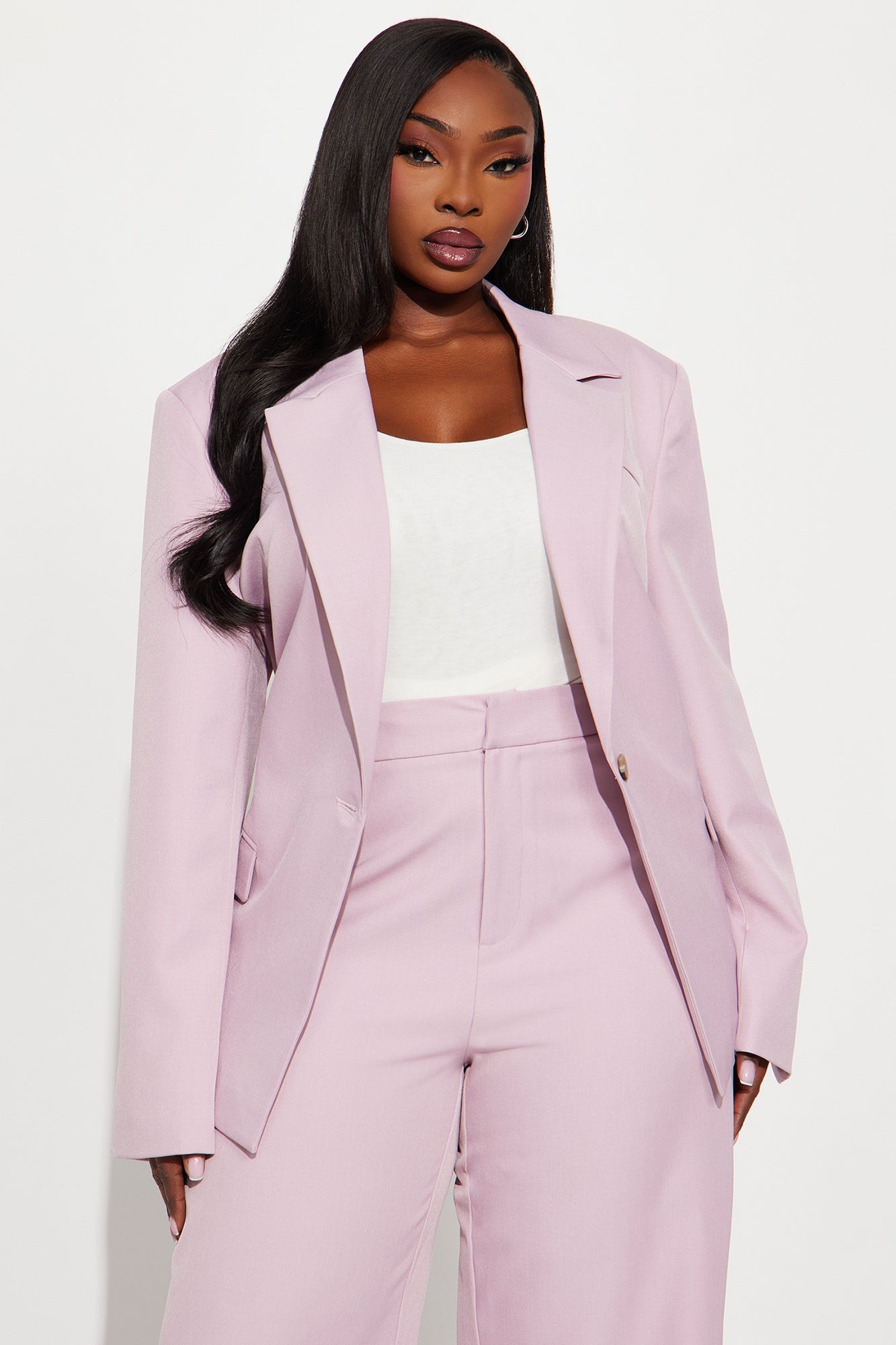 Close The Deal Fitted Blazer - Pink