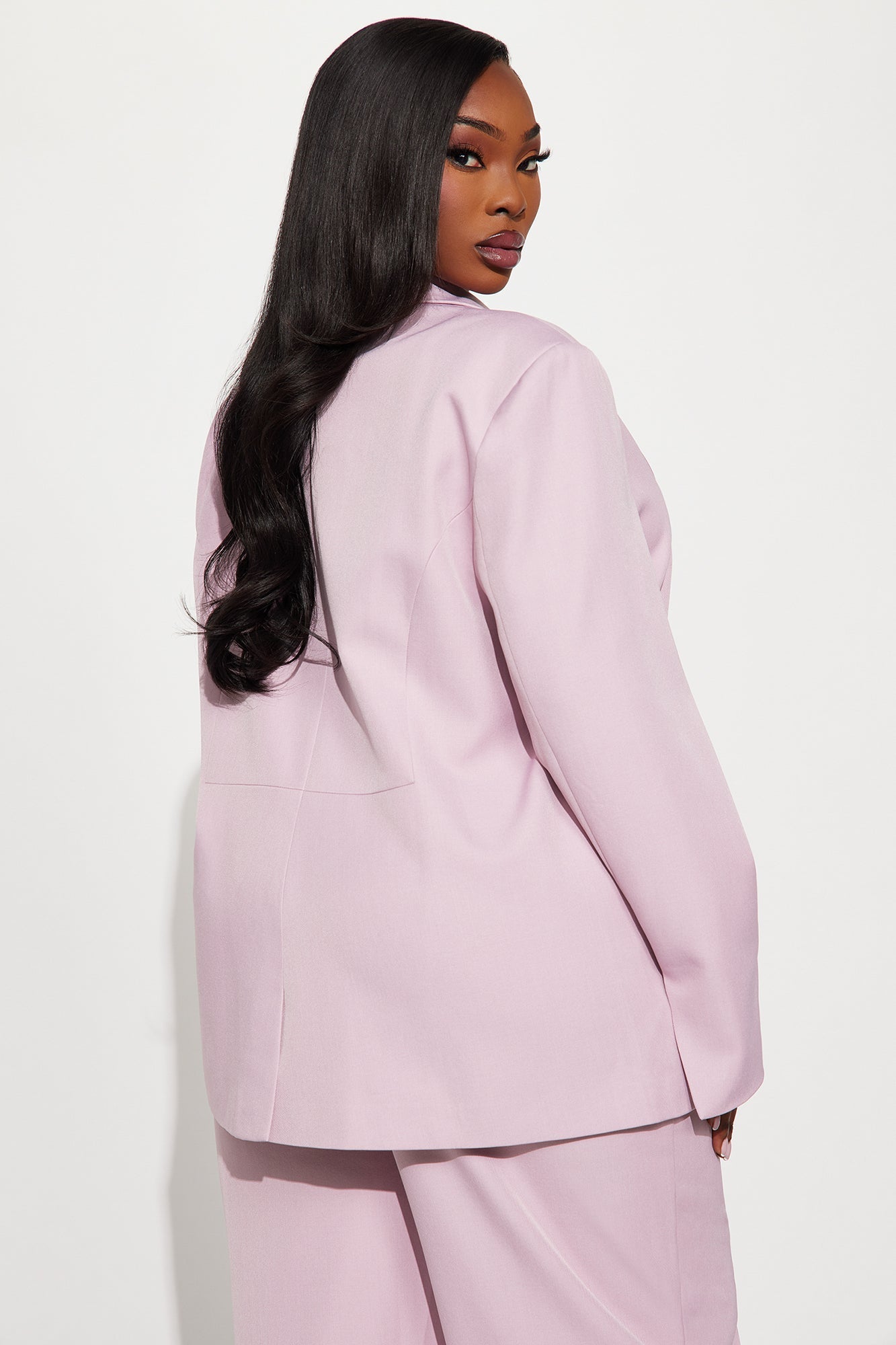 Close The Deal Fitted Blazer - Pink