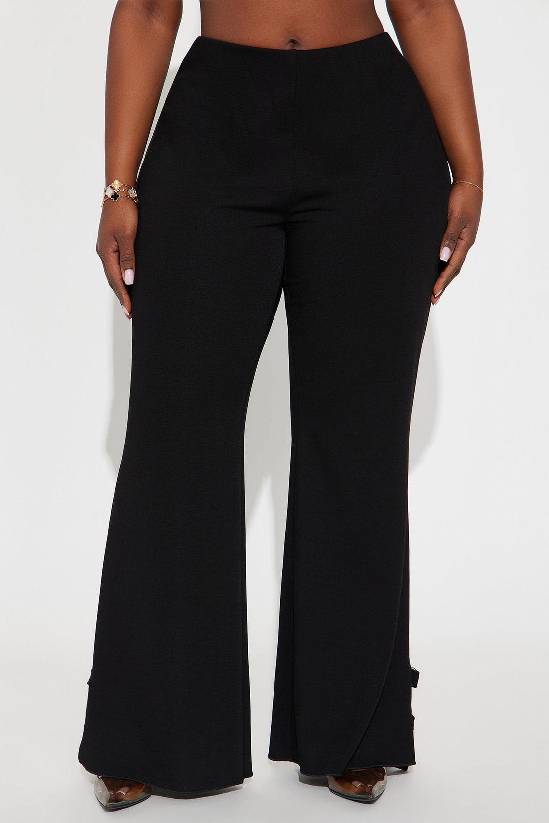 Cassidy Ponte Wide Leg Pant 32″ - Black