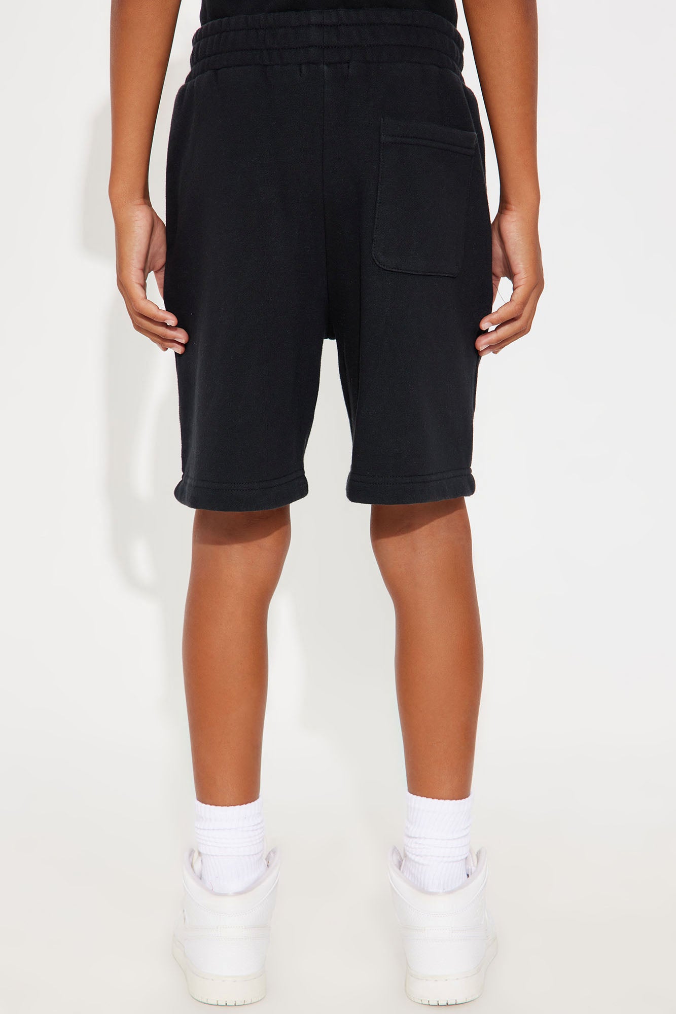 Mini Tyson Relaxed Just Go With It Shorts - Black Wash