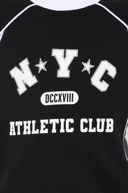 Mini Tyson Oversized Athletic Club Long Sleeve Tee - Multi Color