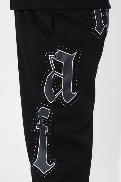 Mini So Famous Jogger Pant Set - Black