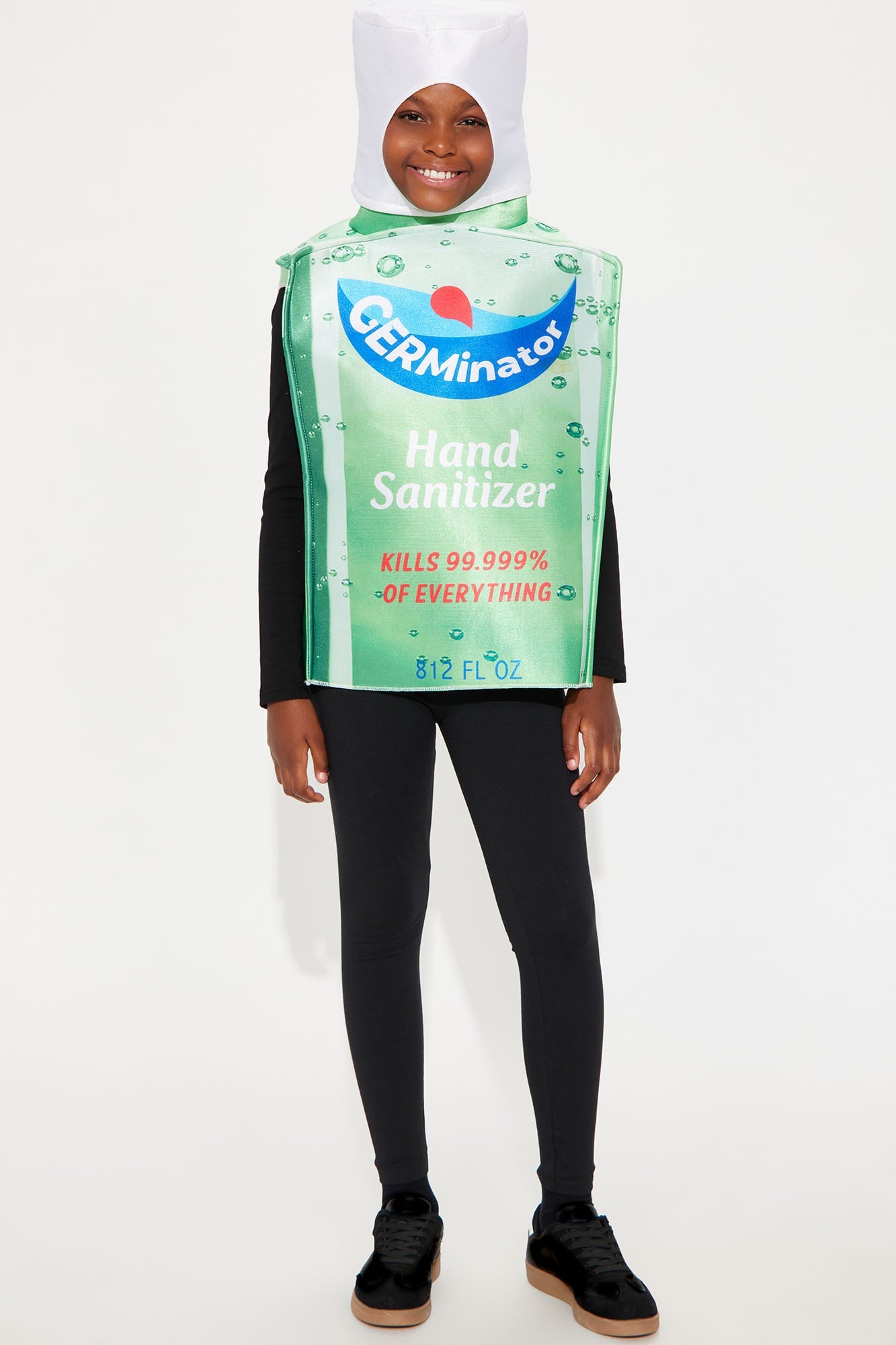 Mini Germinator Hand Sanitizer Bottle Costume - Green/combo