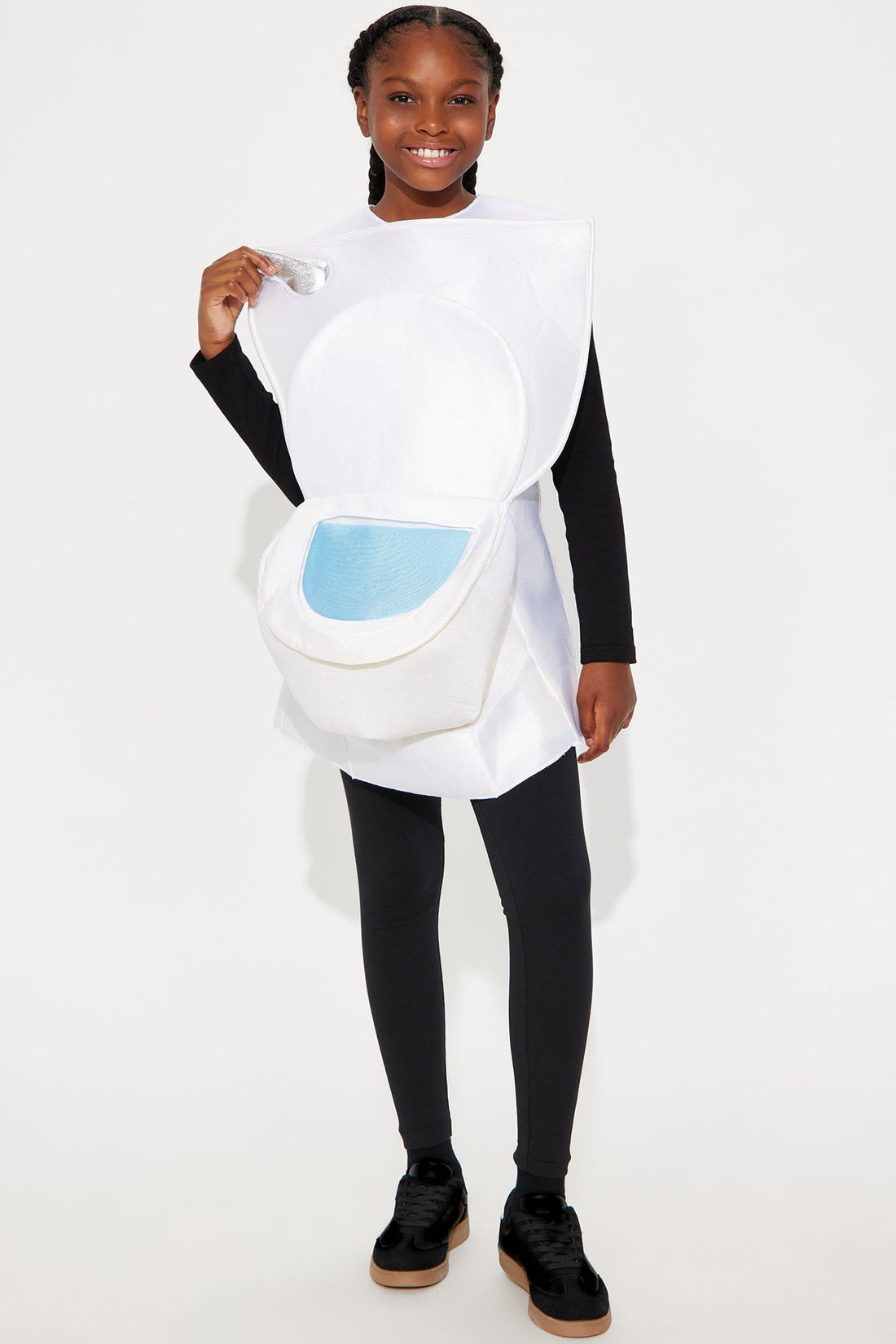 Mini Toilet Costume - Silver/Combo