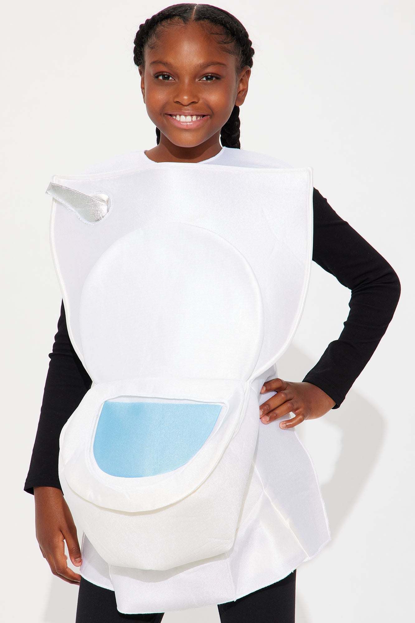 Mini Toilet Costume - Silver/Combo
