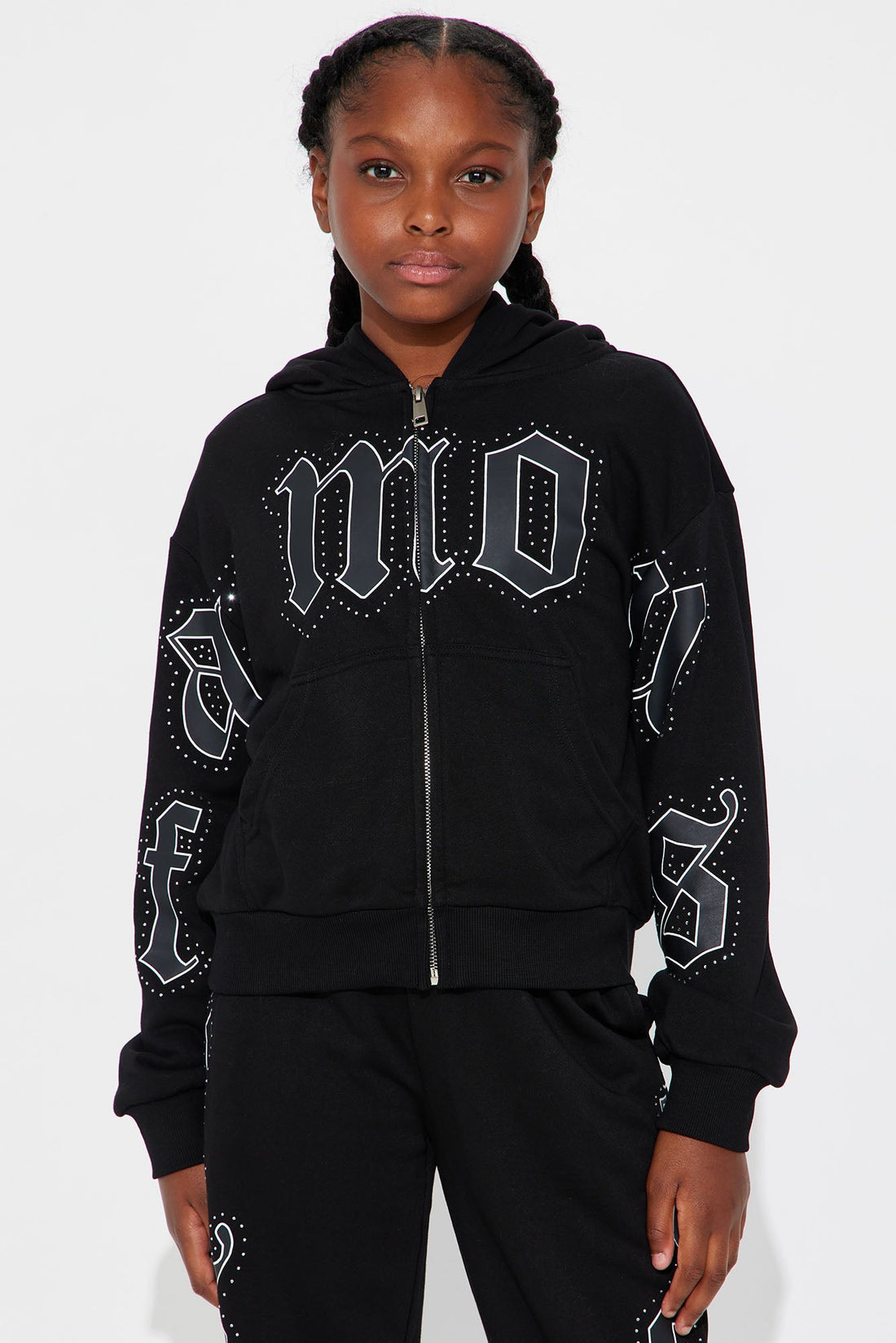 Mini So Famous Jogger Pant Set - Black