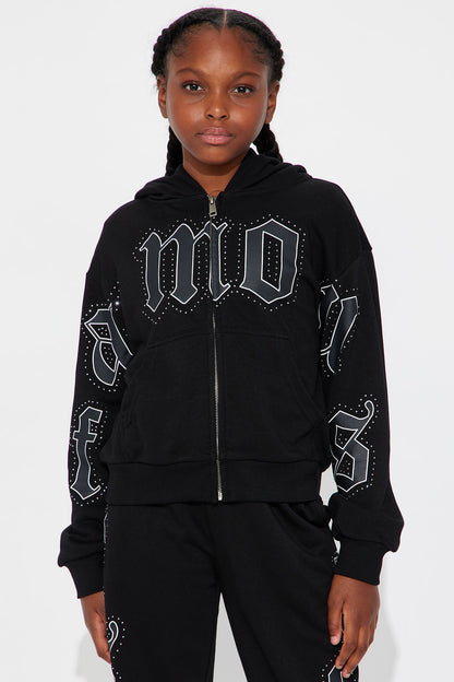 Mini So Famous Jogger Pant Set - Black