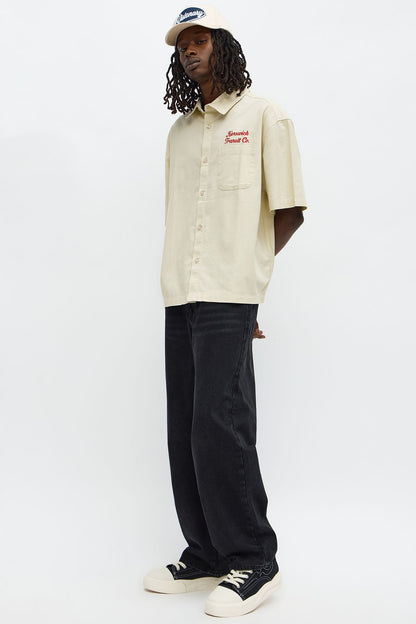 Kenswik Button Up Shirt - Tan