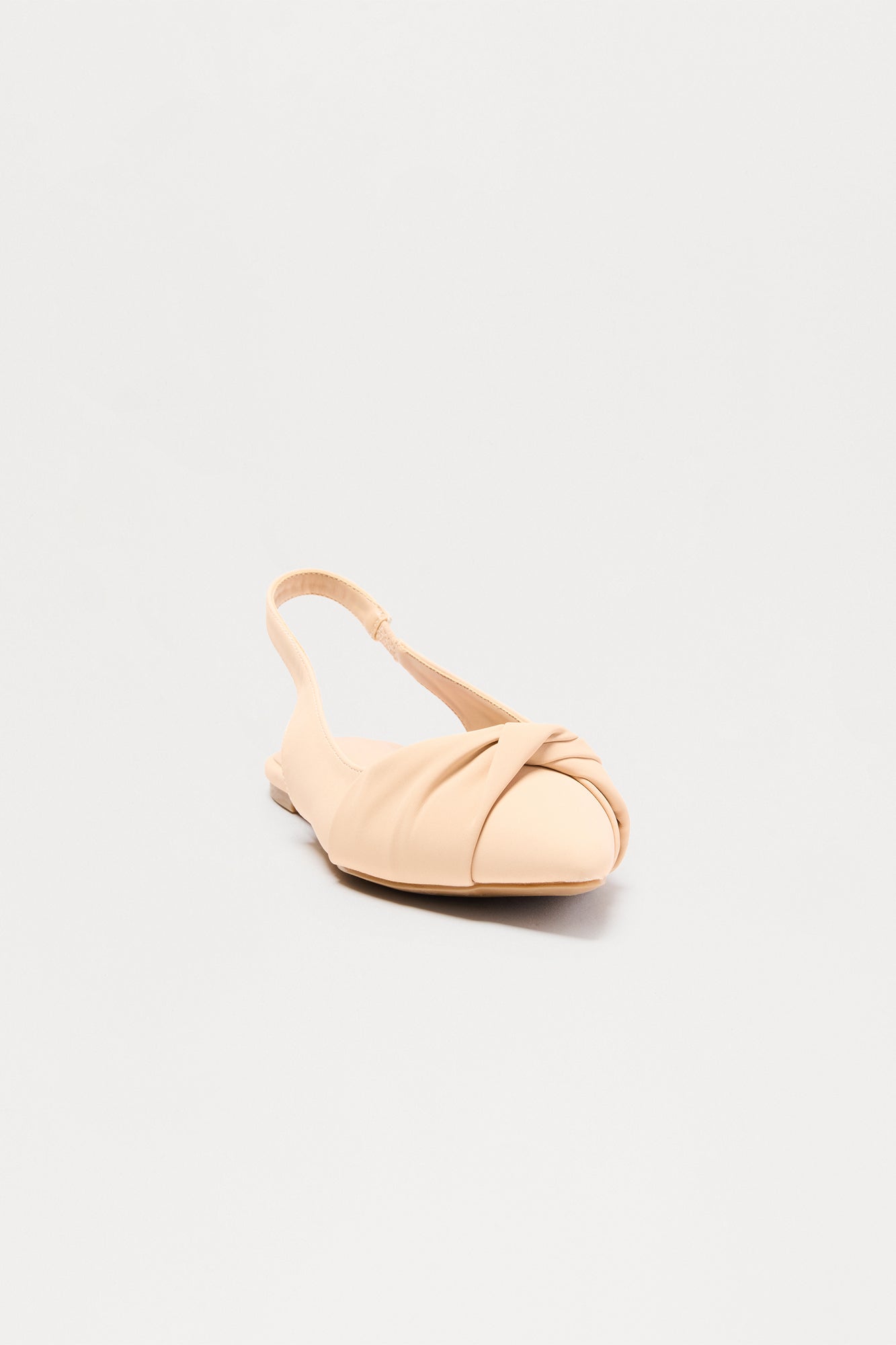 Gelina Slingback Flats - Nude