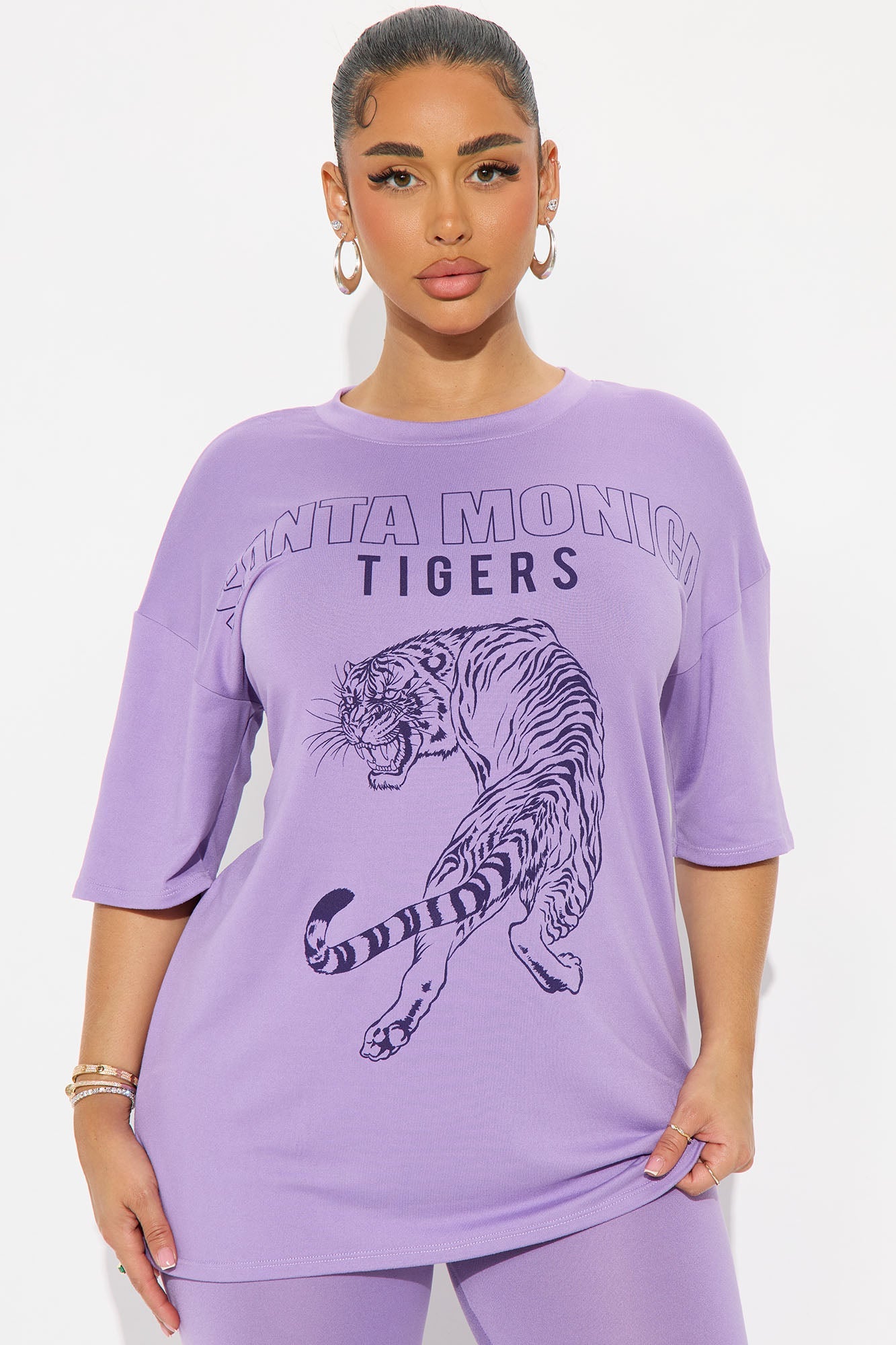 Santa Monica Leggings Pant Set - Lavender
