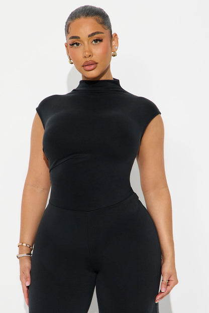 Ariela Wide Leg Jumpsuit - Black