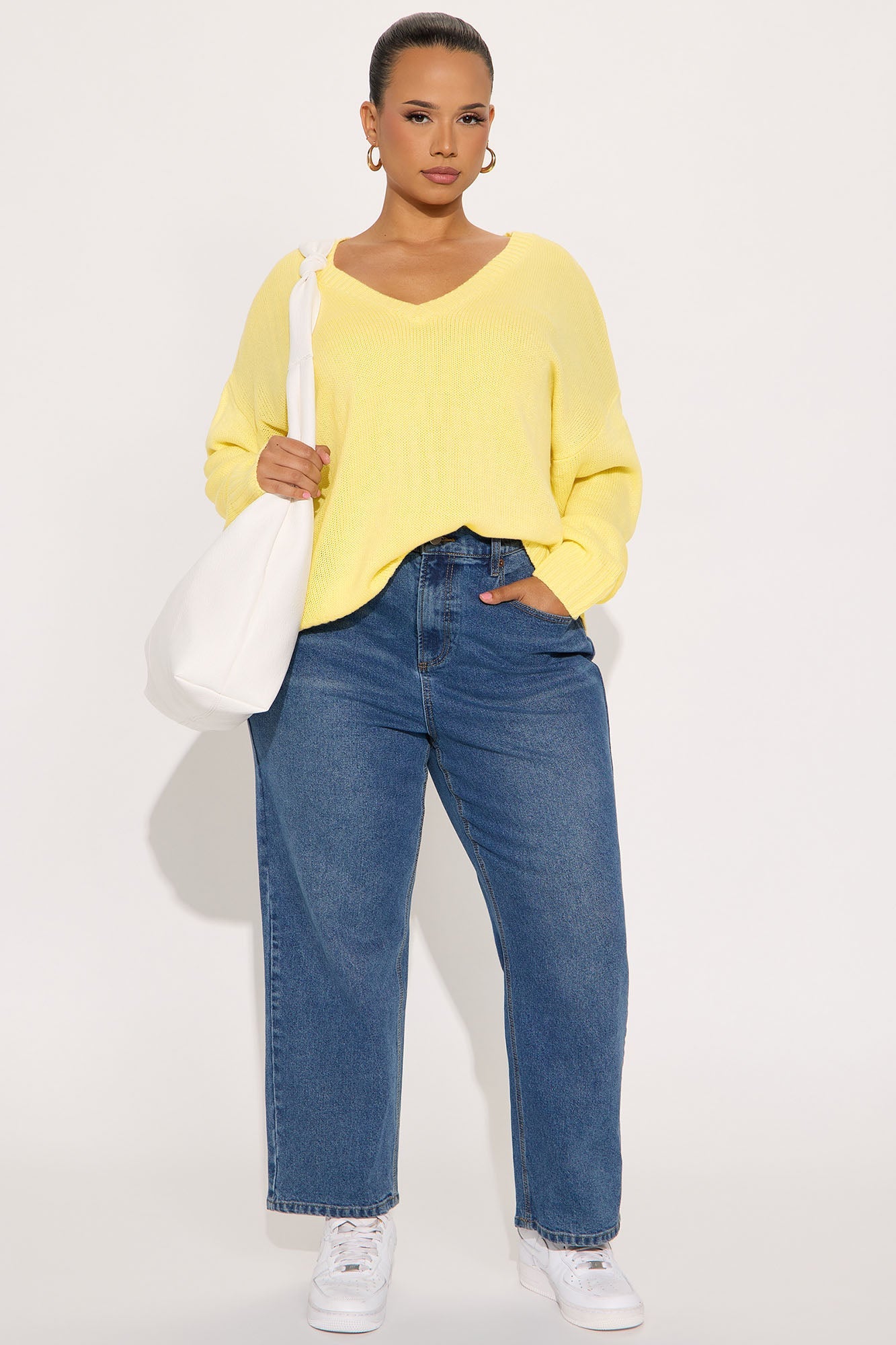My Favorite Oversized Sweater - Butter Yellow