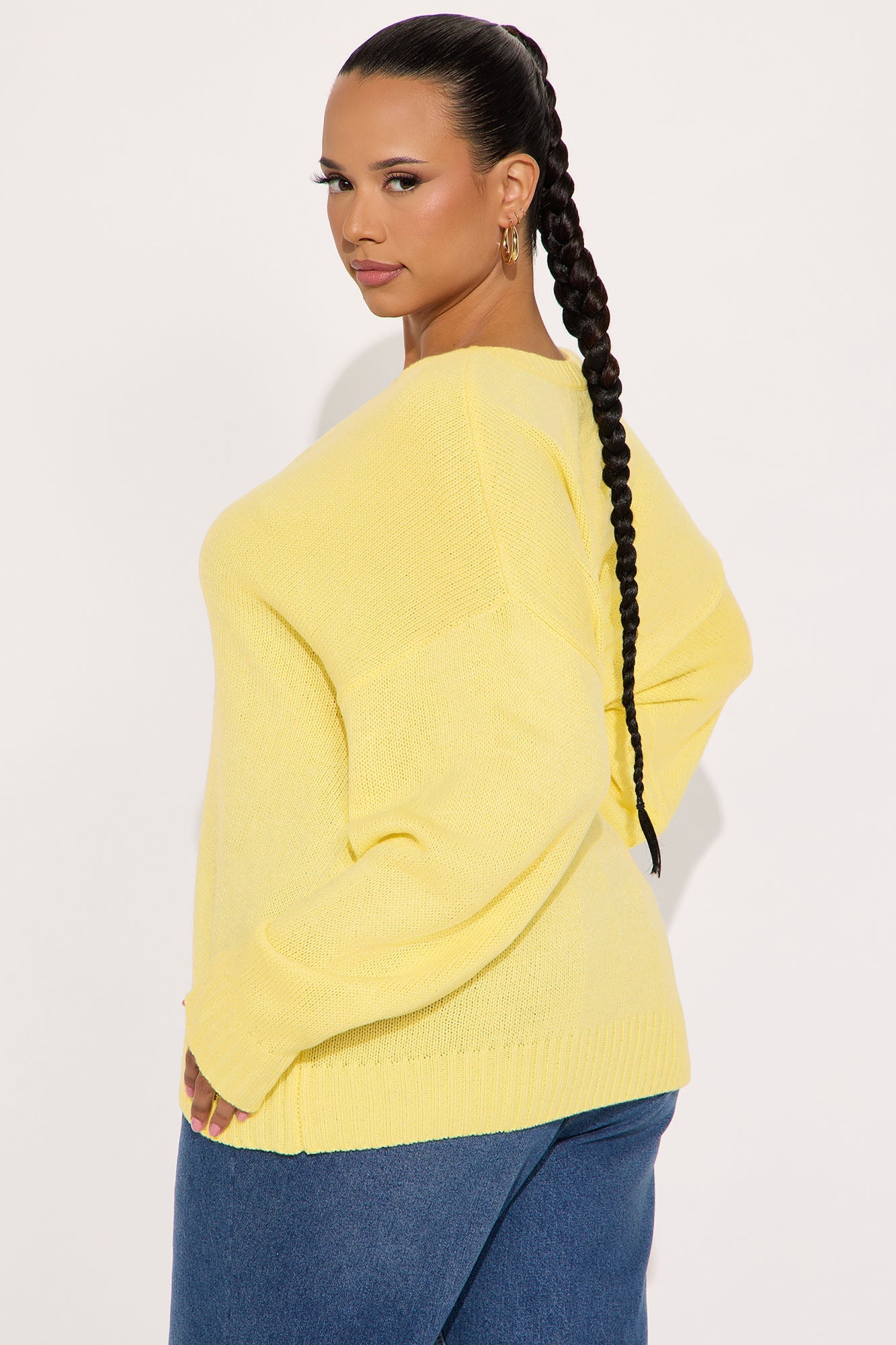 My Favorite Oversized Sweater - Butter Yellow
