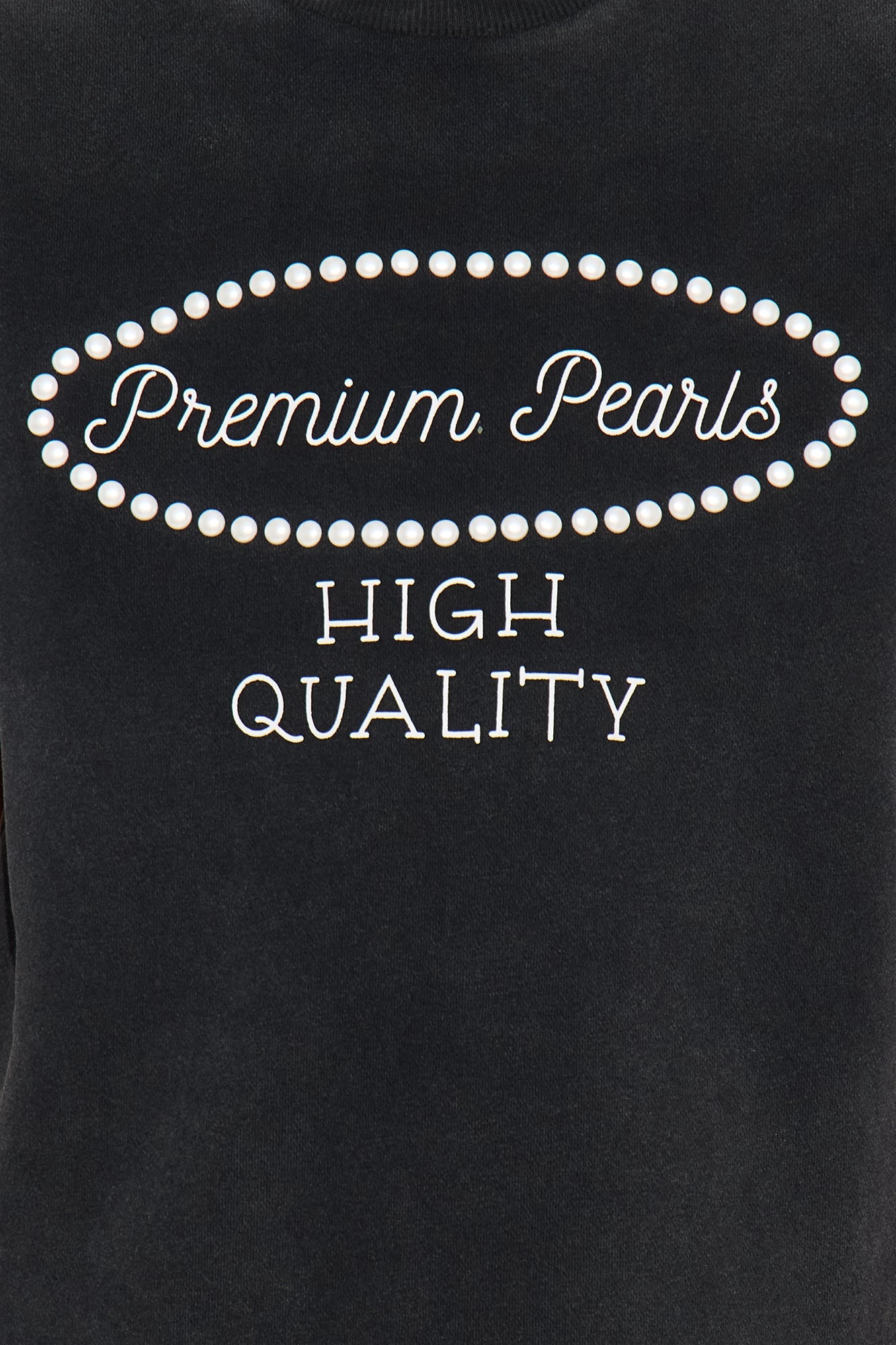 Mini Tyson Premium Pearls Short Sleeve Tee - Black Wash