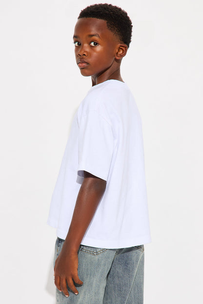 Mini Boxy Heavyweight Tee 240GSM - White
