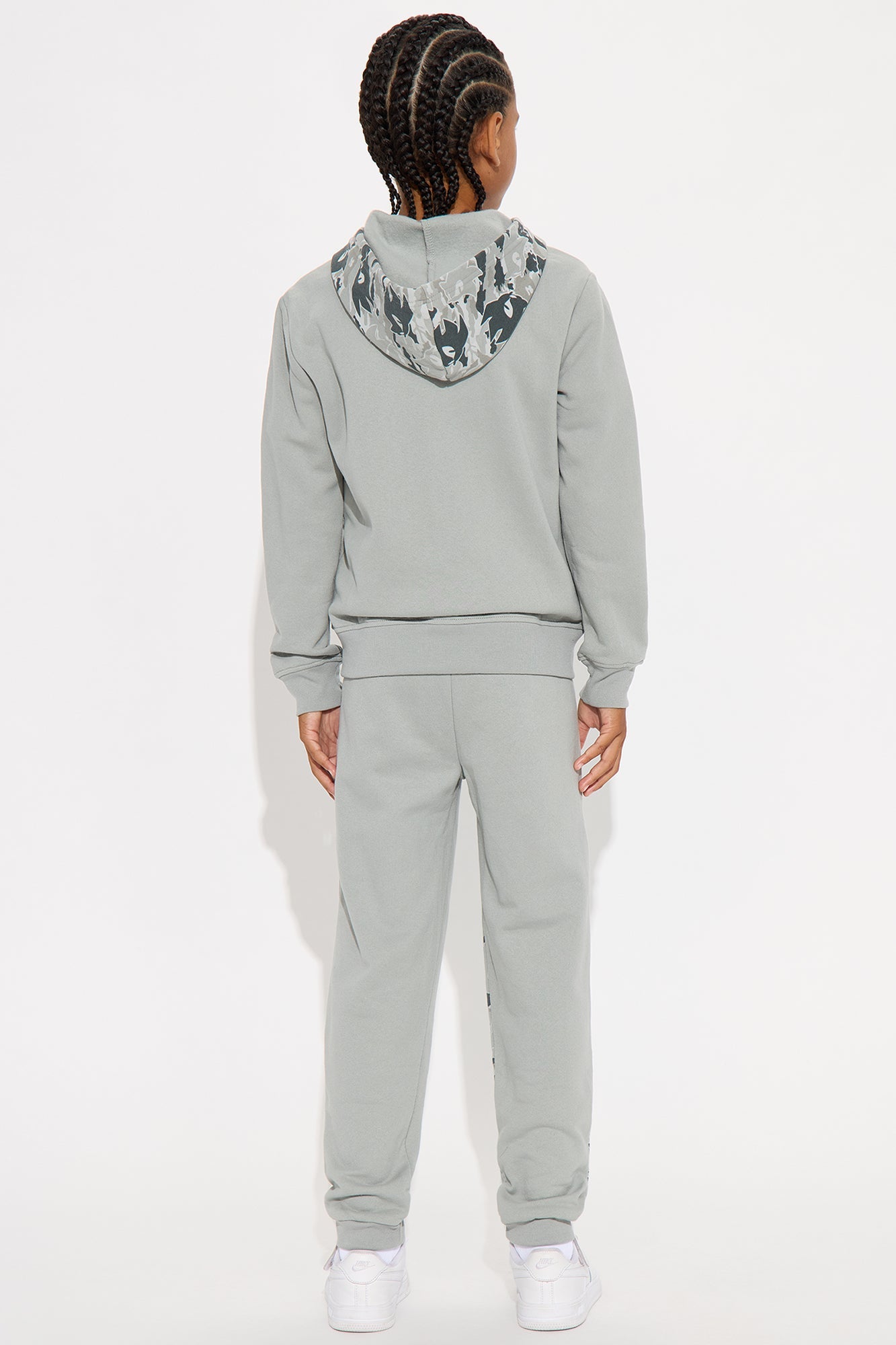 Mini Sonic and Shadow Camo Jogger Pant Set - Silver