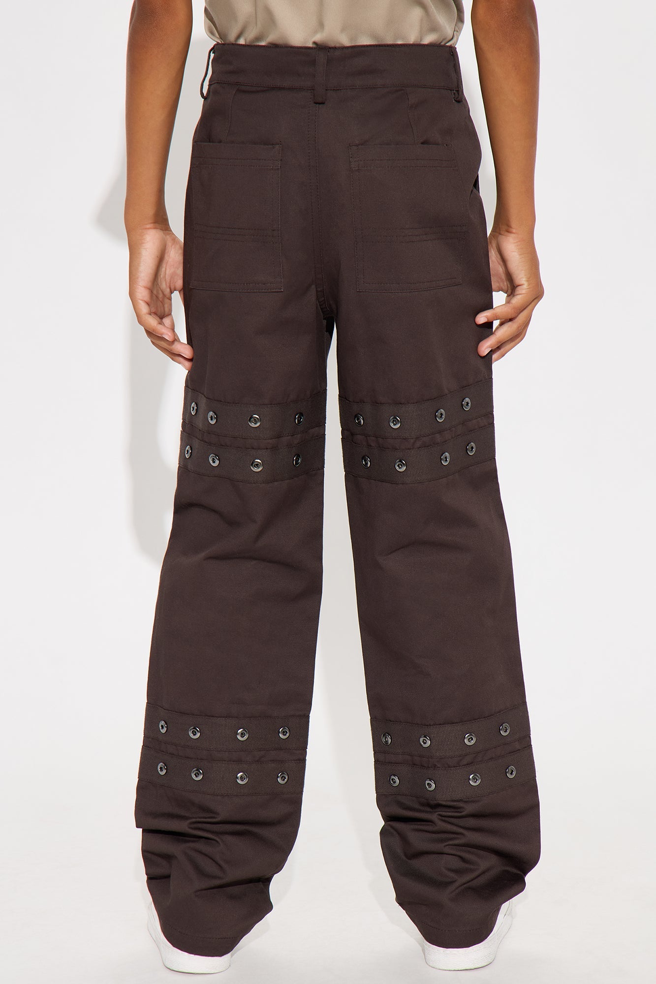 Mini Baggy Put Out The Fire Pants - Brown