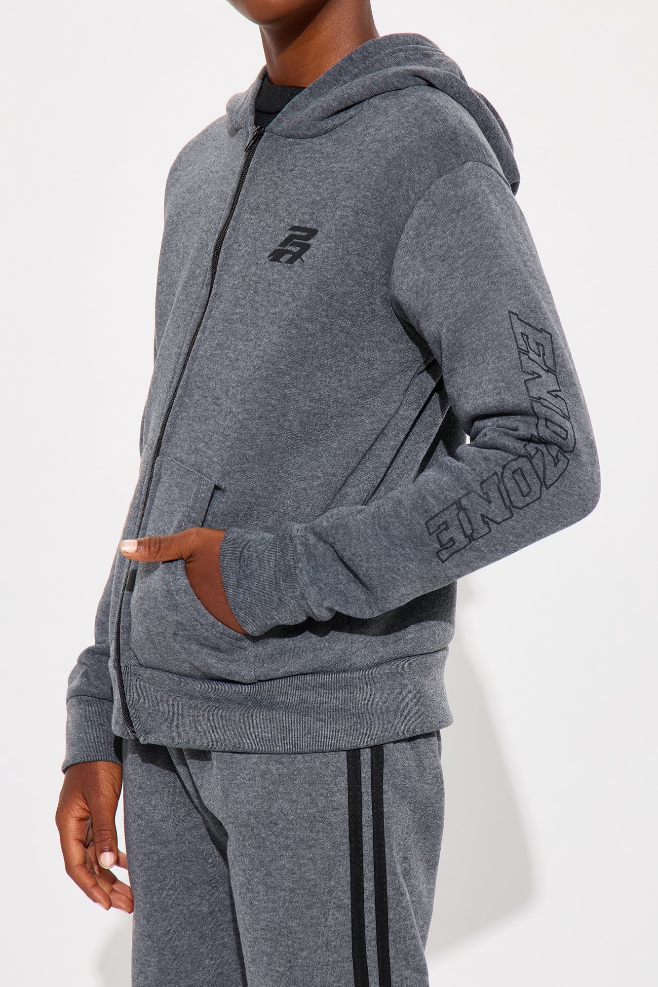 Mini Endzone Champs 3 Piece Jogger Pant Set - Grey/combo