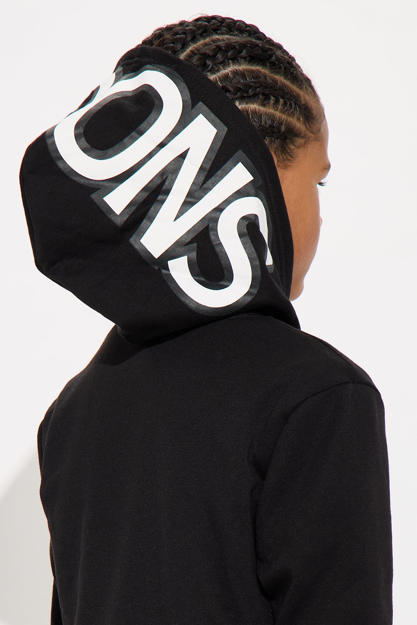 Mini Snoopy Hoodie And Jogger Pant Set - Black