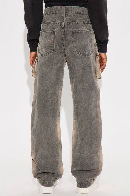 Mini Baggy Go Now Cargo Pant - Grey