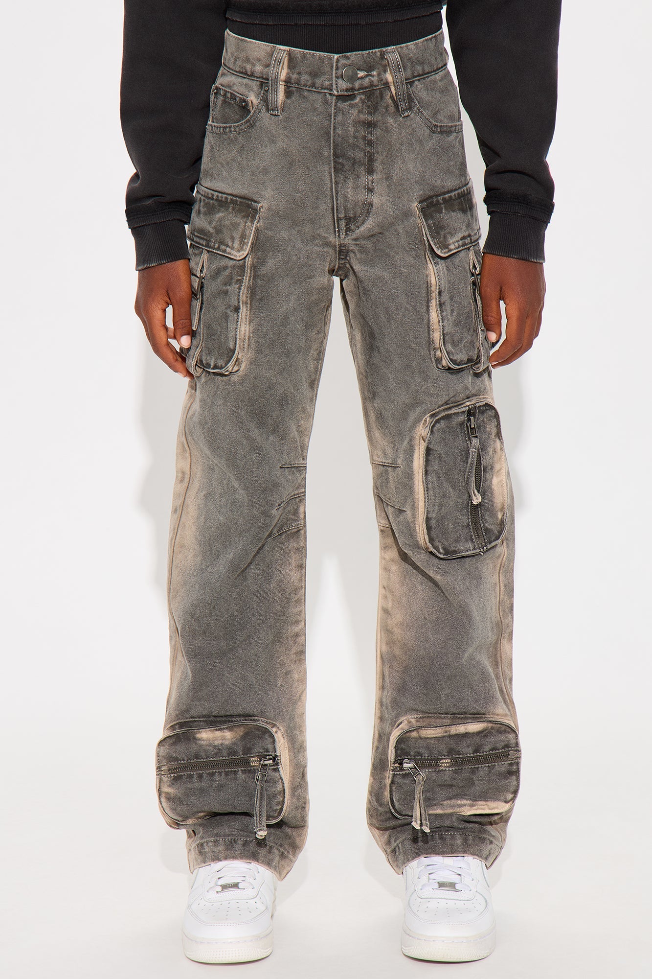 Mini Baggy Go Now Cargo Pant - Grey