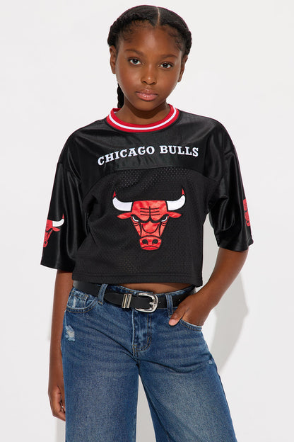 Mini Chicago Bulls Fashion Top - Black