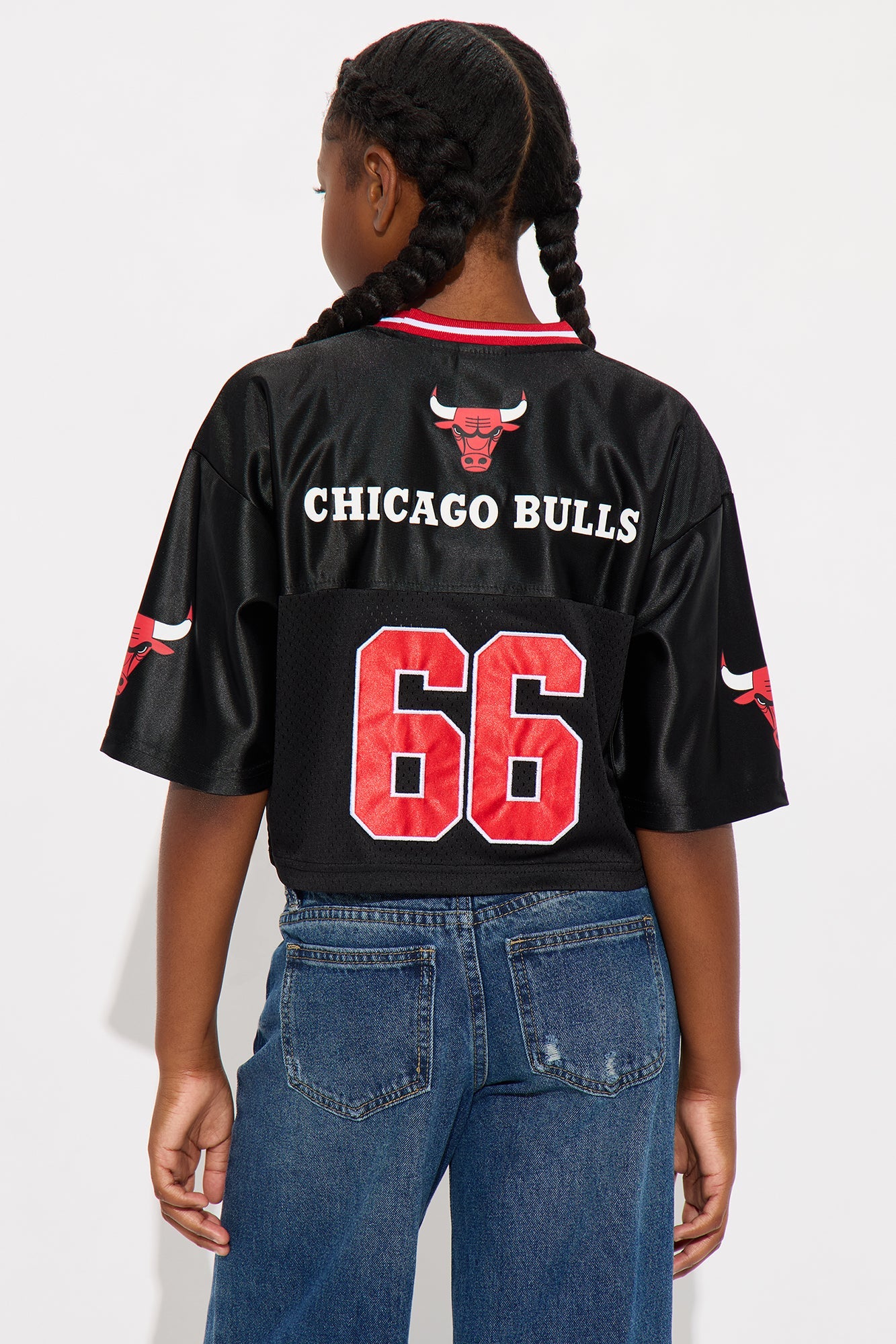 Mini Chicago Bulls Fashion Top - Black