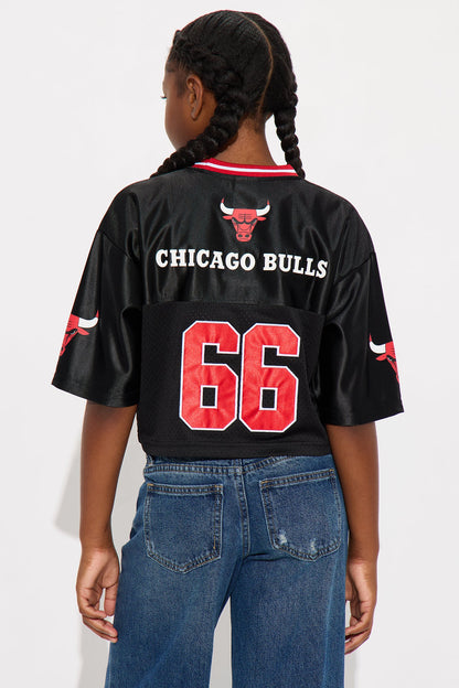 Mini Chicago Bulls Fashion Top - Black