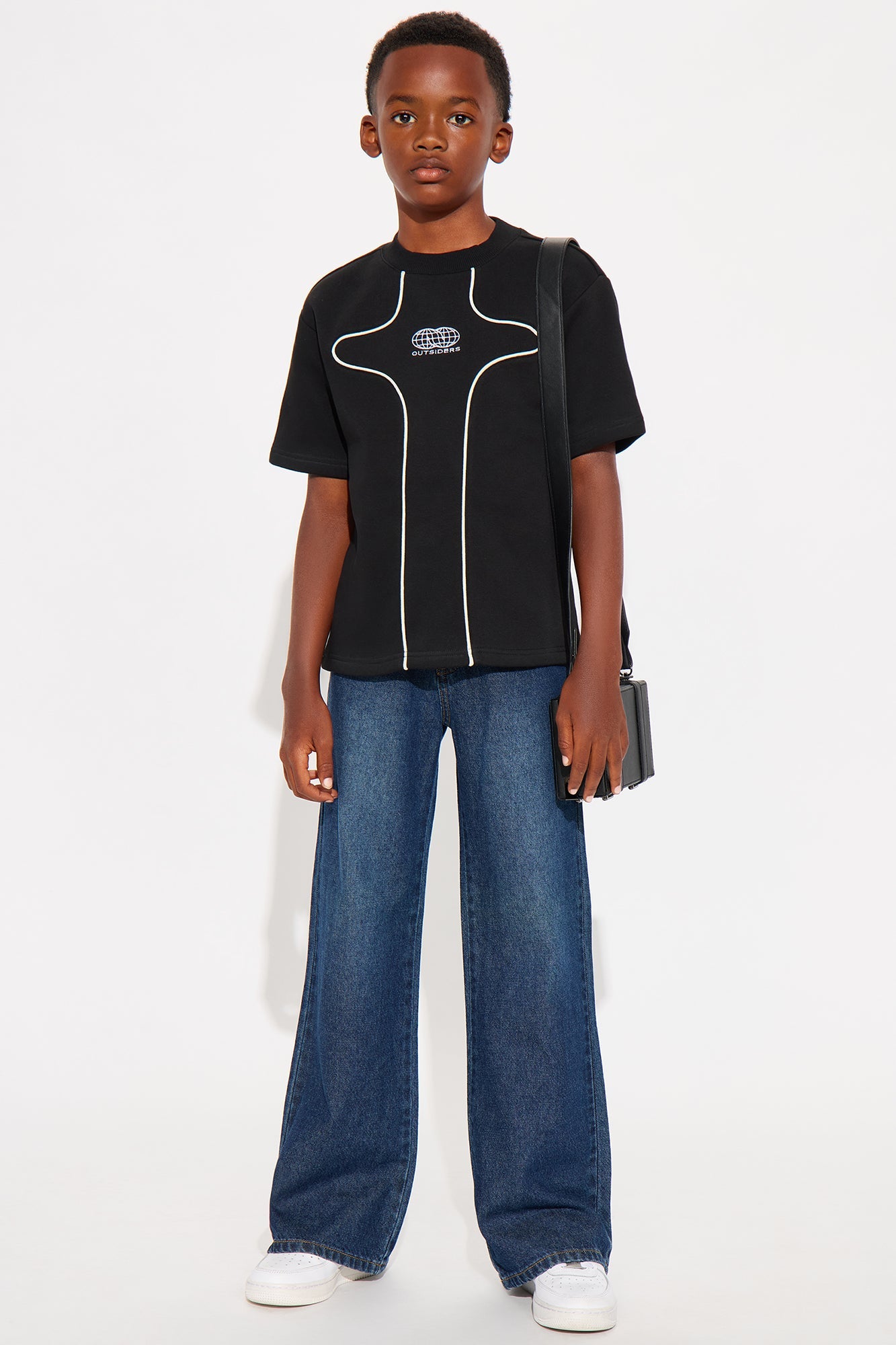 Mini Tyson Outsiders Short Sleeve Tee - Black