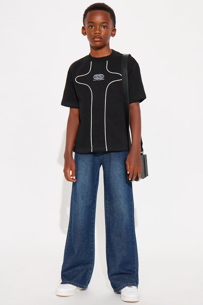 Mini Tyson Outsiders Short Sleeve Tee - Black