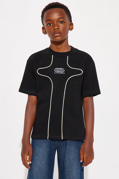 Mini Tyson Outsiders Short Sleeve Tee - Black