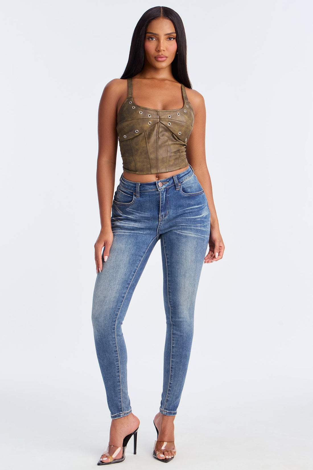 Favorite Feeling Skinny Jeans - Vintage Wash