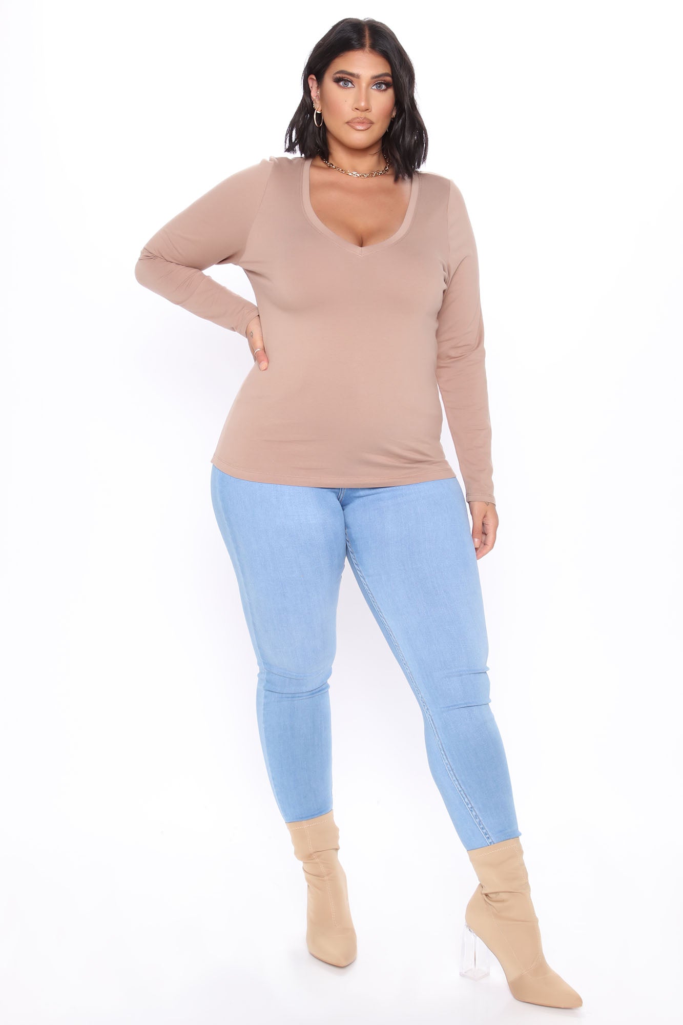 Your Everyday Long Sleeve Tee - Taupe