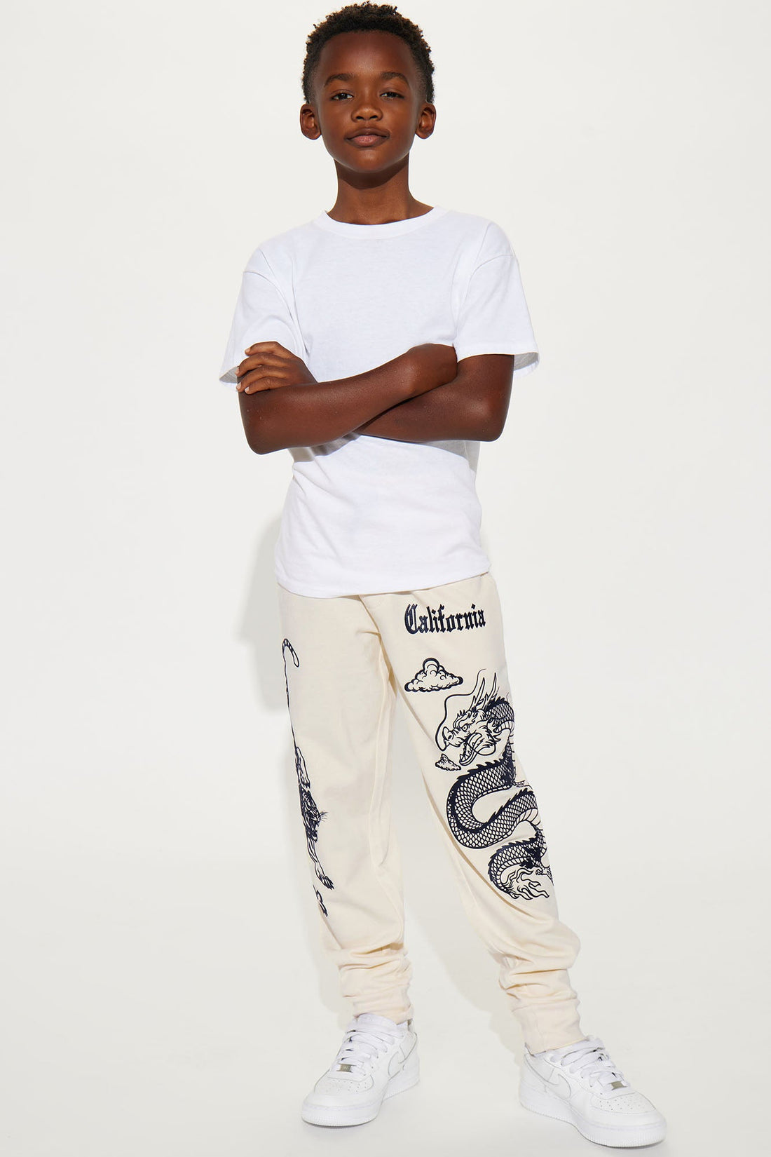 Mini California Warriors Fleece Jogger Pant - Sand