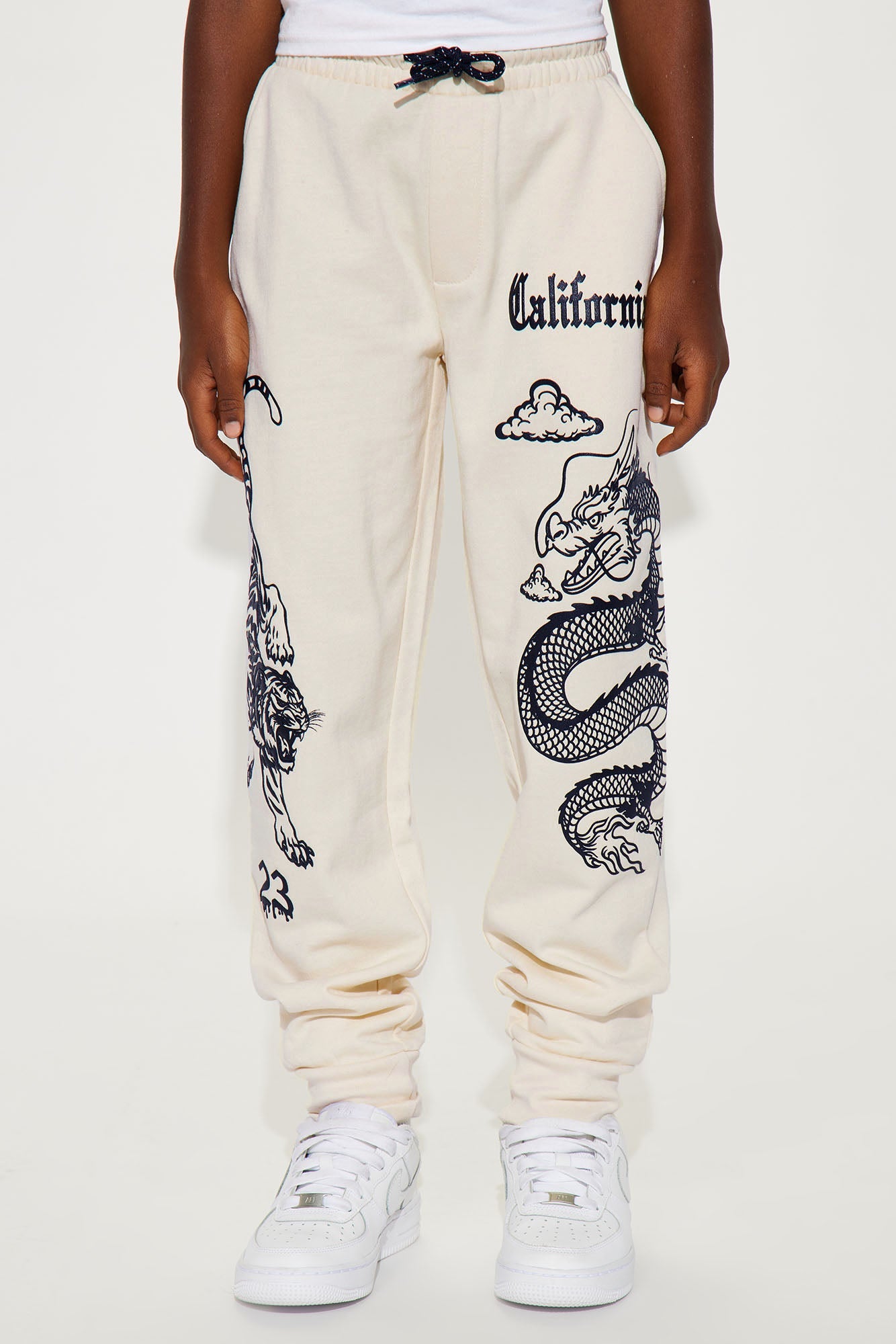 Mini California Warriors Fleece Jogger Pant - Sand