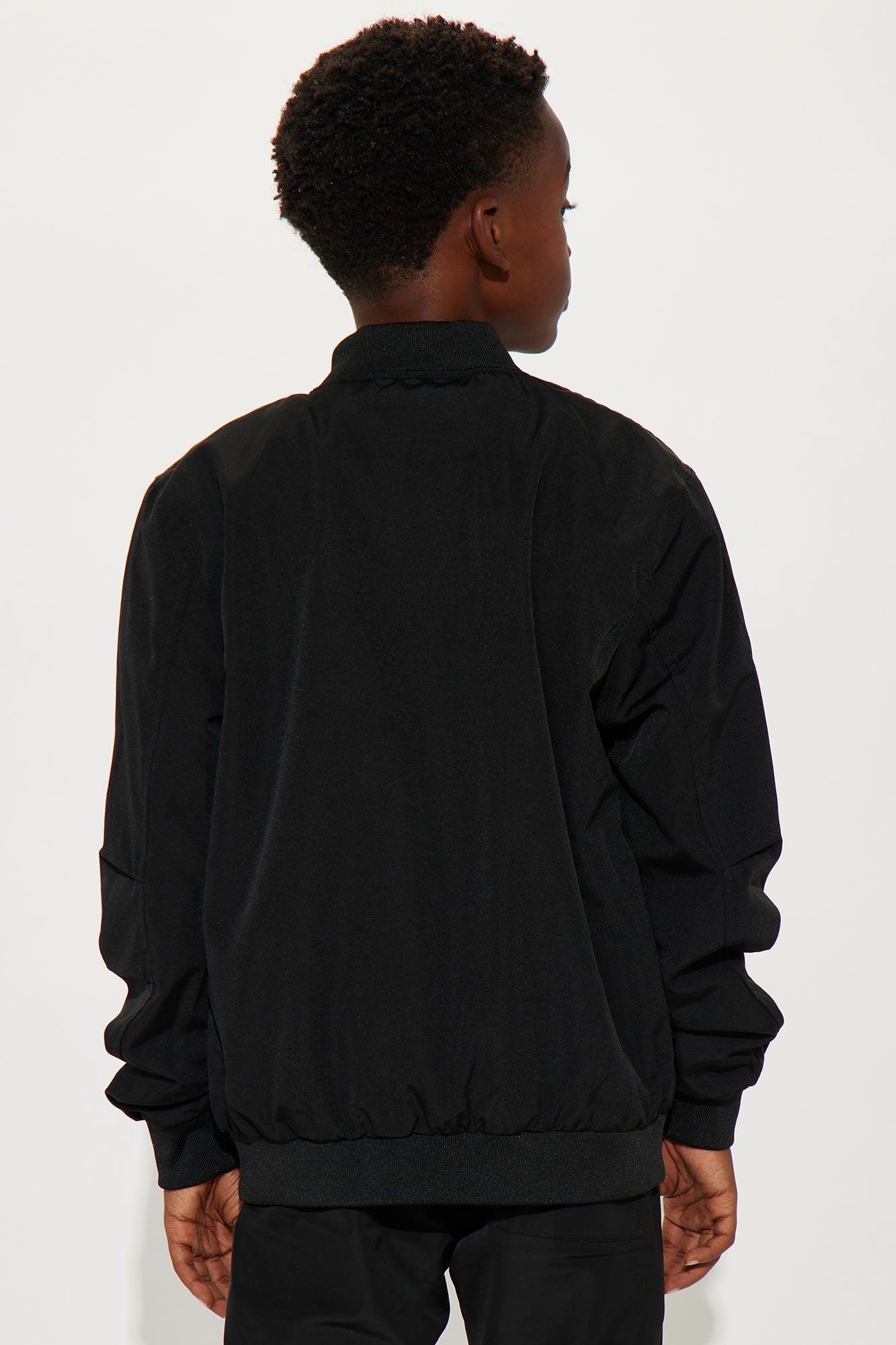 Mini Watch This Nylon Bomber Jacket - Black