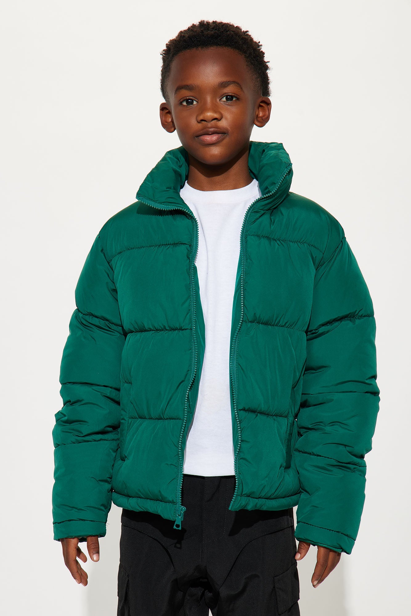 Mini Nothing Compares Puffer Jacket - Kelly Green