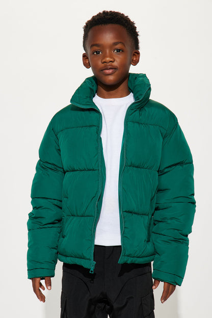 Mini Nothing Compares Puffer Jacket - Kelly Green