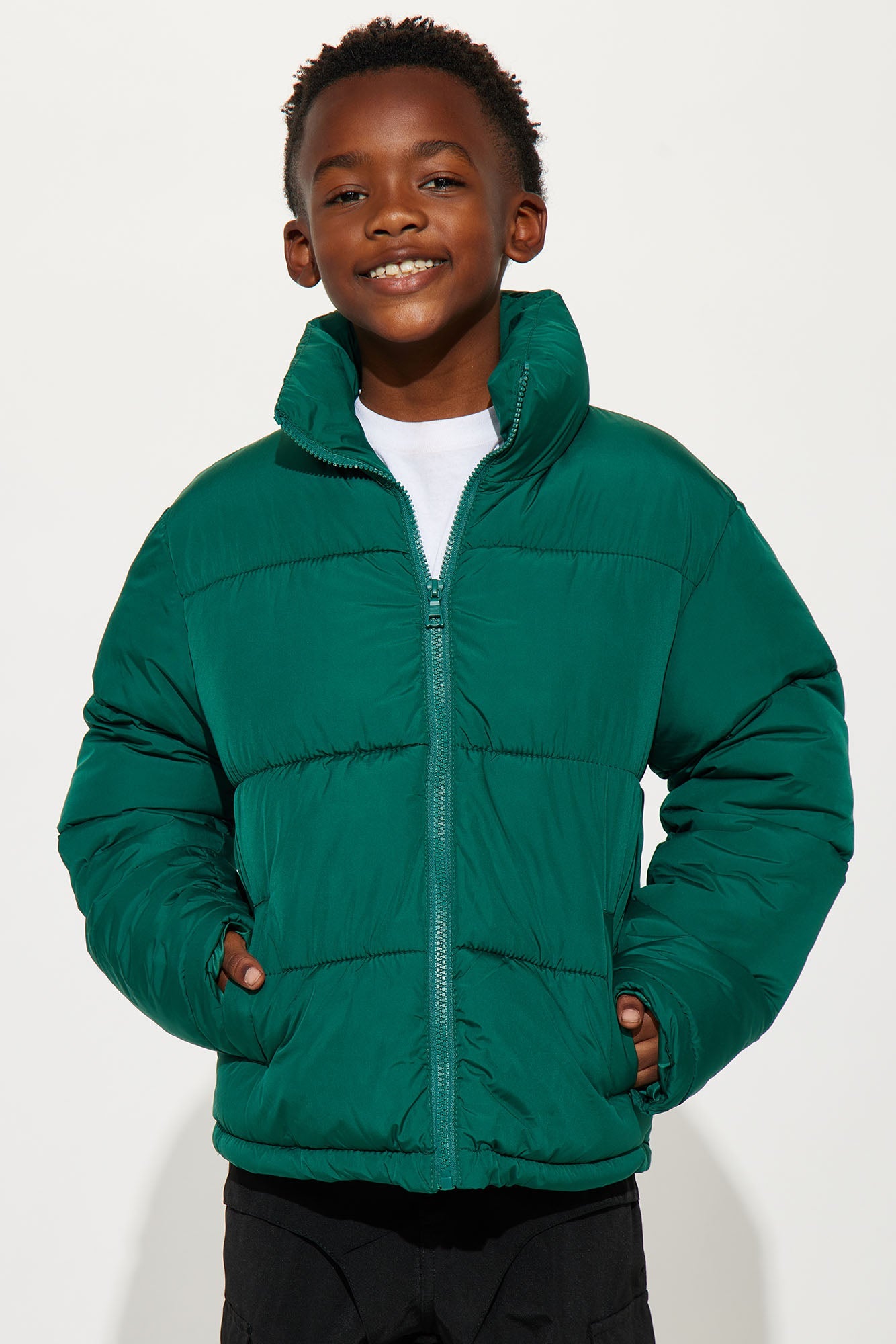 Mini Nothing Compares Puffer Jacket - Kelly Green