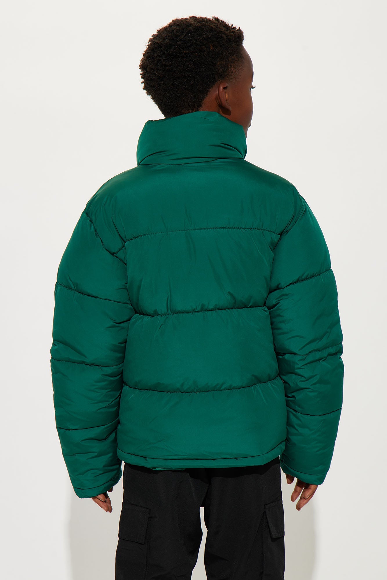 Mini Nothing Compares Puffer Jacket - Kelly Green