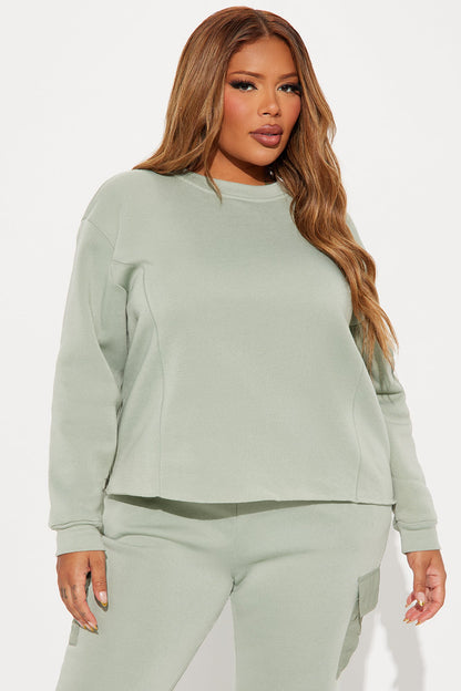 Dreamy Vibes Jogger Set - Green