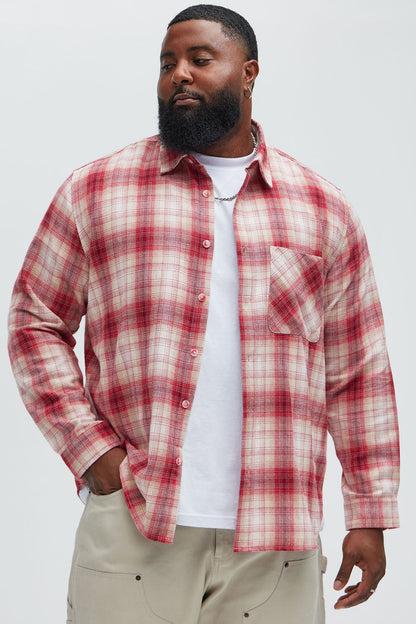 Dighton Plaid Shirt - Red/combo